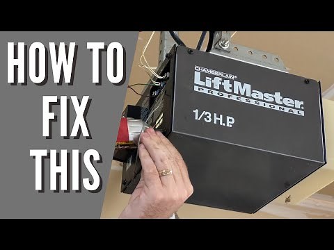 How to repair a Liftmaster garage door opener