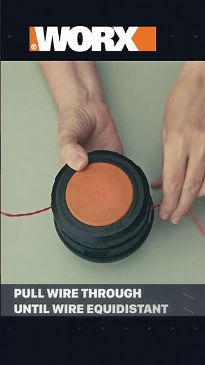 How To Load Wire Onto A Quick Load Grass Trimmer - WORX UK