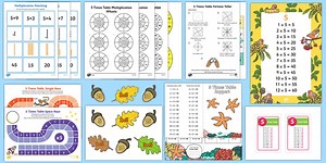 5 Times Table Resource Pack