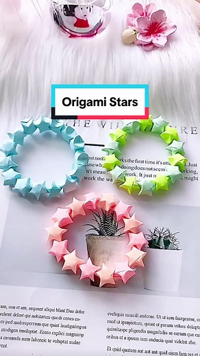 DIY Origami Star Bracelet Tutorial