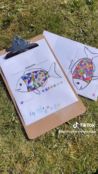 Magic Rainbow Fish Science Activity for Kids