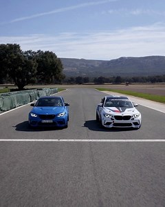 Side by side: the BMW M2 CS provided the perfect basis for the racing version of our new entry-level motorsport model, the BMW M2 CS Racing. Learn more about the latest member of the BMW M Motorsport family 👉🏻 b.mw/m2-cs-racing-en #TheM2 #BMWMCustomerRacing — BMW M2 CS Combined fuel consumption in l/100 km: 10.4–9.4; combined CO2 emissions in g/km: 238–214) | BMW M Motorsport