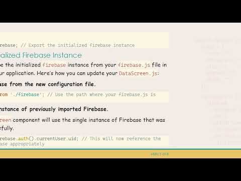Resolving the Firebase Error: No Firebase App has been created Issue in React Native