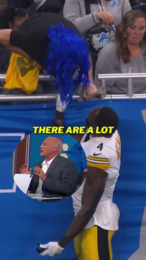Crazy scene in Detroit with DK Metcalf and the Lions’ fan 😳 | DK Metcalf