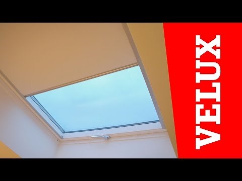 Einbau VELUX Verdunkelungsrollo