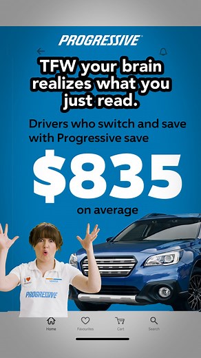 You read that right: Drivers who switch and save with Progressive save $835 on average! | Progressive | Facebook
