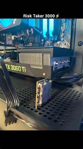 Humans went FULL MAD with GPU stands 🤯#memes #gpu #gaming