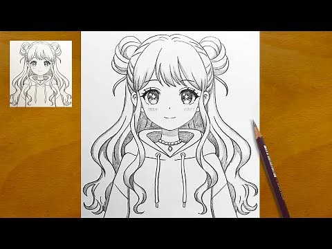 How to Draw a Beautiful Anime Girl Step by Step || Easy Pencil Anime Sketch