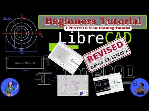 LibreCAD Beginners Tutorial UPDATED 2022