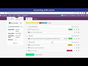 Odoo: Quick overview of eLearning with scorm app