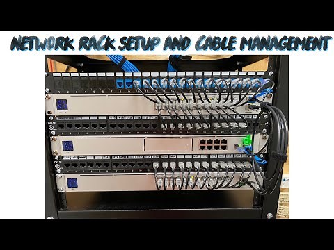 Network Rack Setup And Cable Management