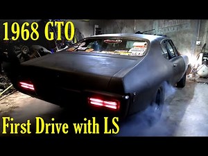 1968 Pontiac GTO - First Drive with LS Swap - Full Video Coming Soon