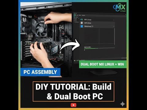 Tutorial merakit PC dan Install Dual-booting MX Linux