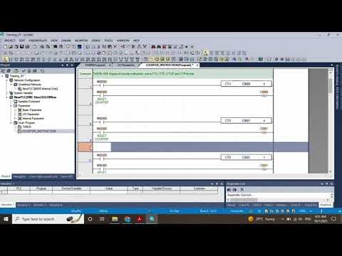 LS PLC Tutorial Learn CTU & CTD Counter Instructions Step by Step in XG5000