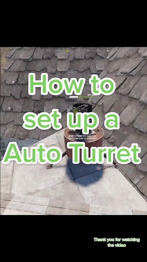 Setting up an Auto Turret in RUST Made Easy