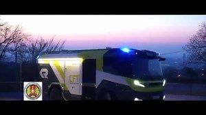 Not to be outdone by LAPD's test run with a Tesla patrol car, the Los Angeles Fire Department took the world's first fully electric fire truck for a spin around Dodger Stadium. http://on.ktla.com/0D8Tp | KTLA 5 News