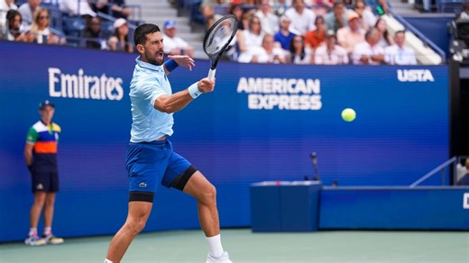 Novak Djokovic matches Federer by reaching Round 3 of the 2025 US Open