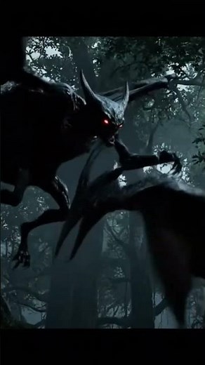 Two different flying cryptids fighting