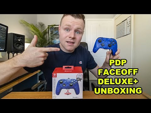 PDP Faceoff Deluxe+ Audio Wired Nintendo Switch Controller unboxing, setup and Review 2023