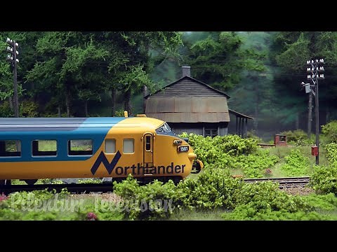 Micro Model Railway Shelf Layout HO Scale Ontario Canada by Maurice Kleverwal (On traXS 2024)