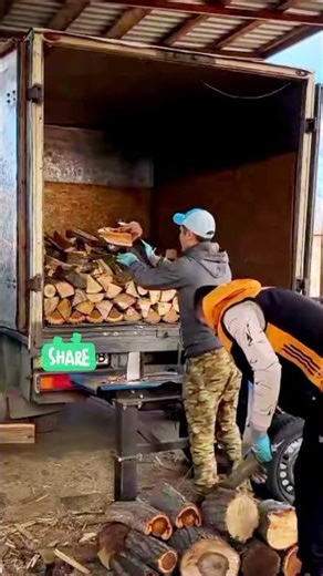 Modern Log Splitter #logsplitter