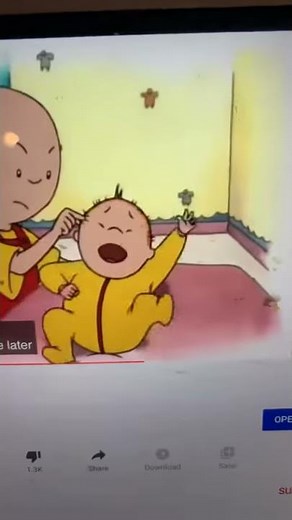 Caillou Baby Rosie crying