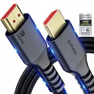 HDMI Cable【3Pack】6ft/2M, Ultra High-Speed 48Gbps Braided Nylon 8K HDMI Certified 2.1 Cable, 8K@60Hz/4K@120Hz, TX 3090 eARC HDR10 4:4:4 HDCP 2.2&2.3 Dolby for Xbox Series x, Blu-ray, PC, PS5, & More.