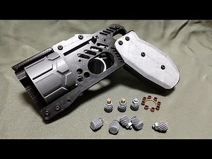炸裂弾リボルバーを作ってみた　making revolver and exprosive ammunition