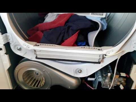 LG Dryer DLG1102 disassembly