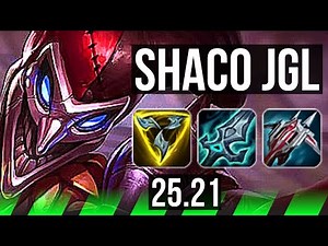 SHACO vs HECARIM (JGL) | Legendary, 800+ games, 13/5/14, Rank 10 Shaco | EUW Grandmaster | 25.21