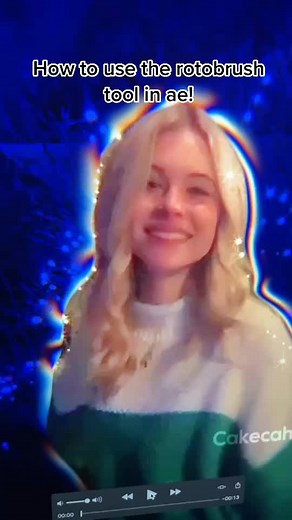 How to use rotobrush! I hope this makes sense