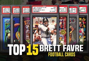 The Best Brett Favre Football Card List & Price Guide