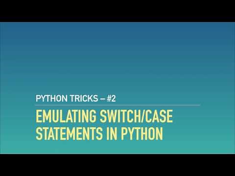 Emulating switch/case Statements in Python with Dictionaries