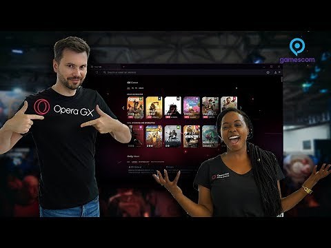 The first ever GAMING BROWSER at Gamescom 2019 | Opera GX