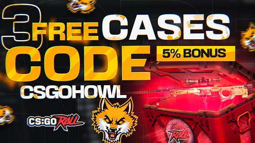CSGORoll Promo Code 2025 - Code "csgohowl" for free bonus! | CSGOHowl
