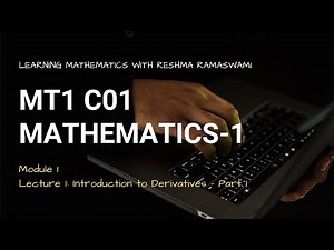 Introduction to Derivatives| Part 1-Section 1.1-Chapter 1 -1st Sem BSc. | Complementary Mathematics