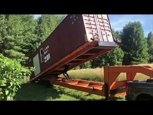 Tennessee Tilt - Shipping Container Trailer