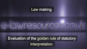 Evaluation of the Golden rule www.e-lawresources.co.uk