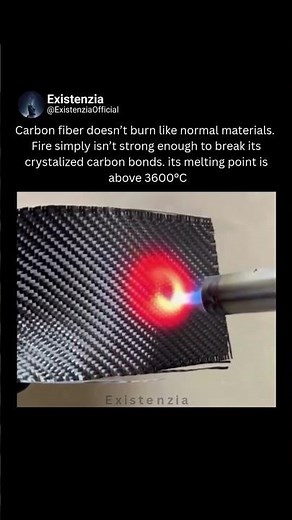 Why Carbon Fiber Doesn’t Burn?