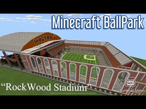Minecraft Baseball Stadium Tour “RockWood Stadium”