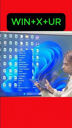 Learn how to restart pc/ laptop with keyboard #restart #computer #computereducation #ytshorts