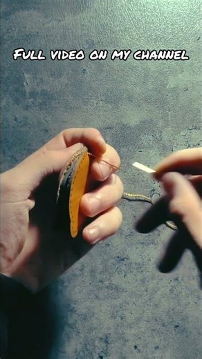 Free Leather Keychain Pattern | Download on my Telegram Channel