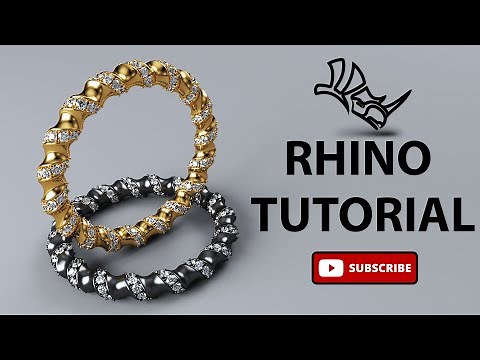 Easy Twisted Ring Modeling in Rhino 3D - Beginner's Guide