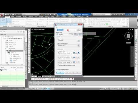 Create AutoCAD Civil 3D Parcels From Objects