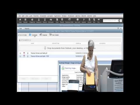 Attaching Documents in QuickBooks using ScanSnap and Neat Desk
