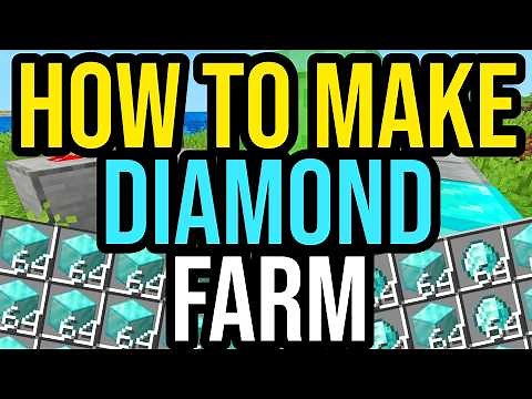Easiest Diamond Farm Minecraft Bedrock PS4/PS5, Xbox, MCPE, Switch & PC