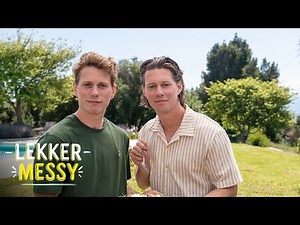 Spaghetti met paling & kip met rijst en abrikozenmosterdsaus - Lekker Messy - S1 - Aflevering 4