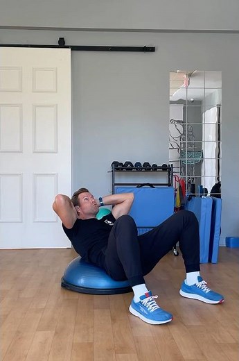 Bosu Sit Up | Core Strength & Stability Training