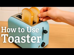 How To Use a Toaster step by step