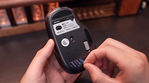 INPHIC M1 II Wireless Mouse Bluetooth, 80g Tri-Mode (Bluetooth 5.0/4.0+USB) Computer Mouse, Visible Battery Leval, Type-C Charging, for Windows/PC/Mac/Tablet/Laptop - Black